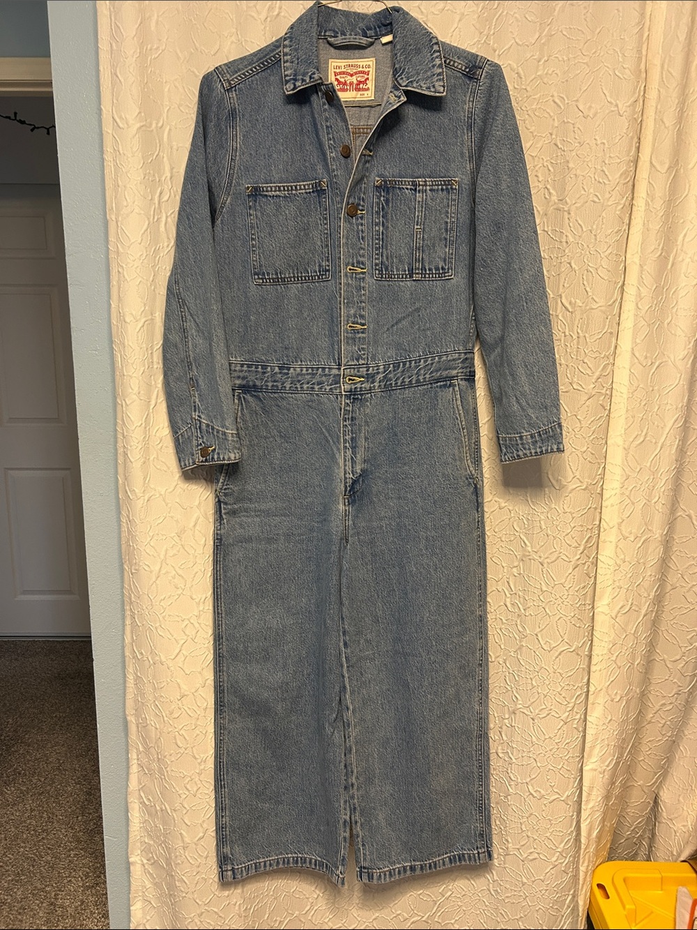 Levi's Women’s  Light Blue Denim Coverall Jumpsuit